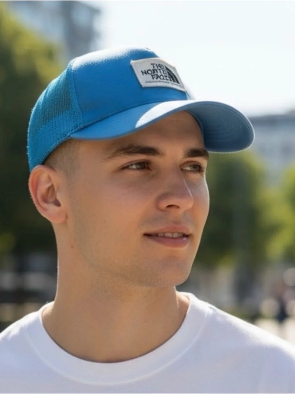 The North Face Men’s FlexFit Blue Classic Trucker Hat